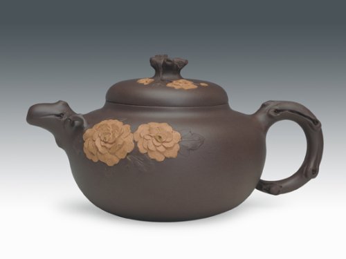 王兰芳紫砂壶 国色天香 