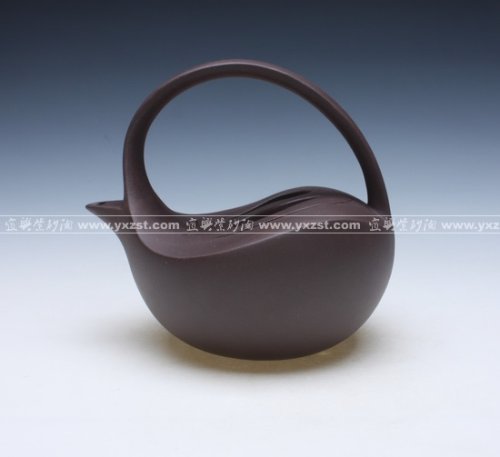 罗顺娣紫砂壶 提梁太极 