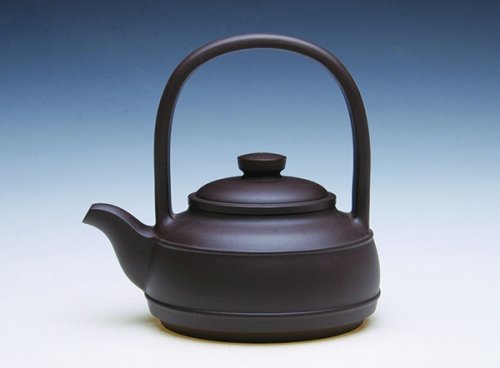 周琴娣紫砂壶 双线提梁壶 