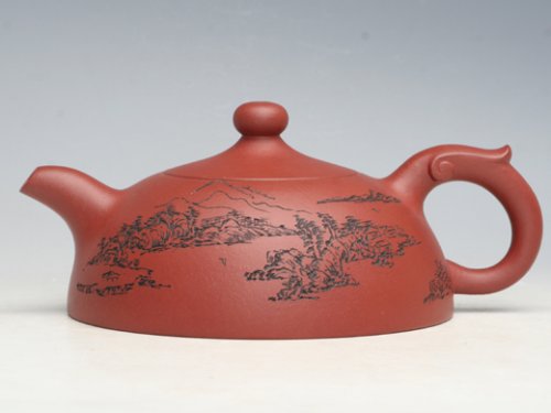 吴国芬紫砂壶 游龙戏珠 