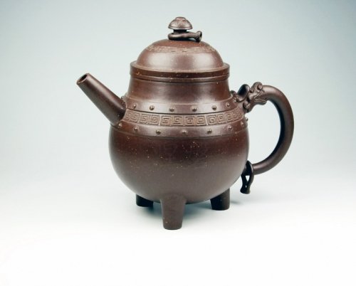 葛陶中紫砂壶 鼎盛 