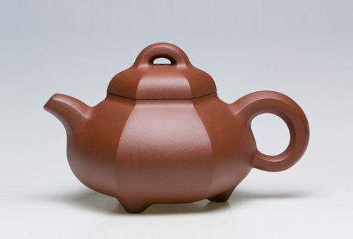 羊建鹏紫砂壶 六方新石瓢 350CC 
