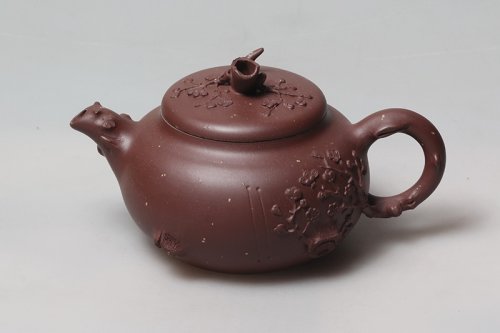 沈翠莲紫砂壶 踏雪寻梅 