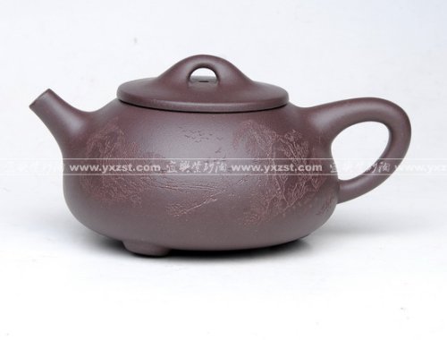 顾美萍紫砂壶 石瓢 
