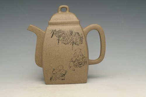 储栋平紫砂壶 汉方 