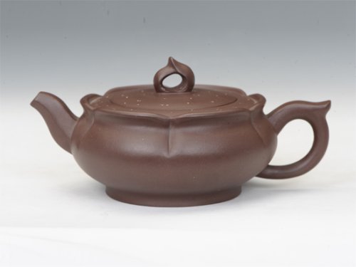 罗有财紫砂壶 荷花 