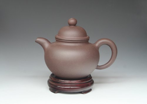 周涛紫砂壶 掇球 