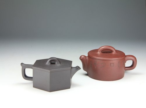 顾勤紫砂壶 古井对壶 