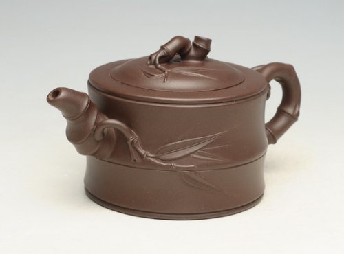 张惠琴紫砂壶 竹段4  260cc 