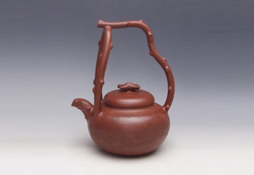 沈翠莲紫砂壶 东坡提梁 