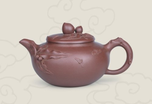 孙跃强紫砂壶 寿桃 