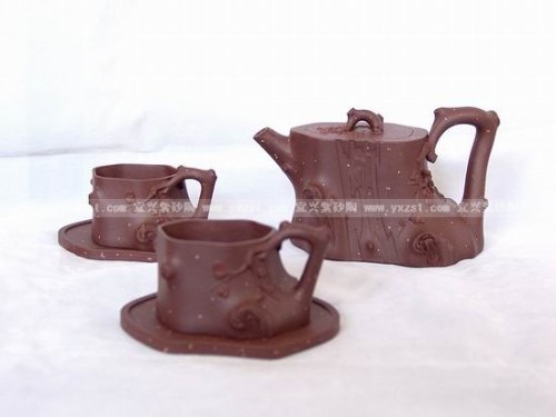 何敏紫砂壶 雪梅茶具 