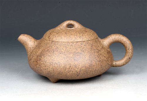 庄建初紫砂壶 石瓢 