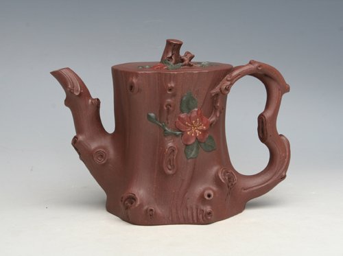 蒋永林紫砂壶 杜鹃红 