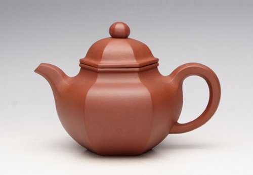 沈翠莲紫砂壶 六方掇球壶 