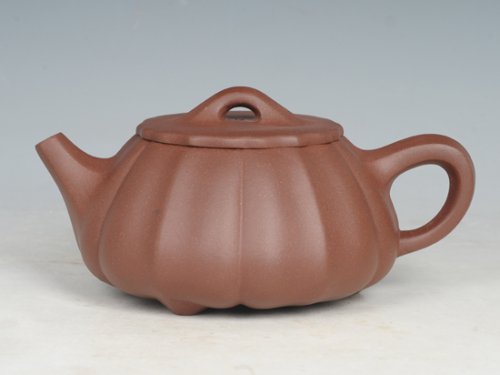 冯文娟紫砂壶 筋纹石瓢 