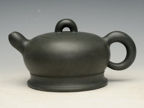 蒋彩萍紫砂壶 精气神 泥料：天青泥 400cc 