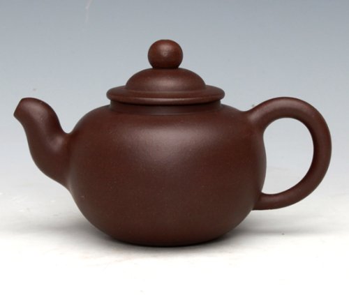 应晨霞紫砂壶 球韵 