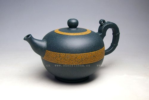 沈寅华紫砂壶 大团圆壶 