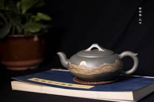 吴培林紫砂壶 蛟桥夜月 