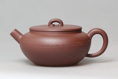 陈水仙紫砂壶 明绣 