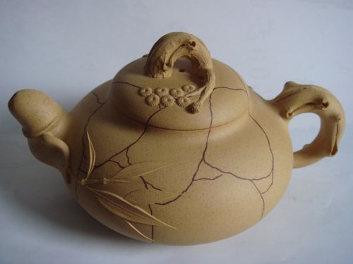 蒋曙明紫砂壶 冰片三友壶1 