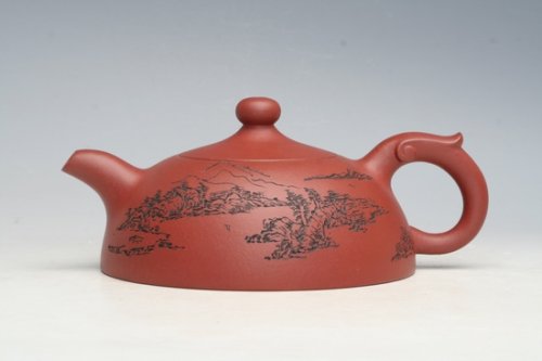 吴国芬紫砂壶 半月 