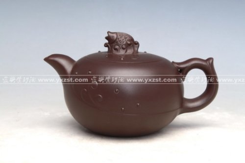 张爱英紫砂壶 年年有余 