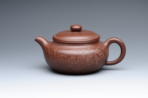 谈文俊紫砂壶 仿古壶 