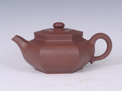 周薇紫砂壶 大彬六方 