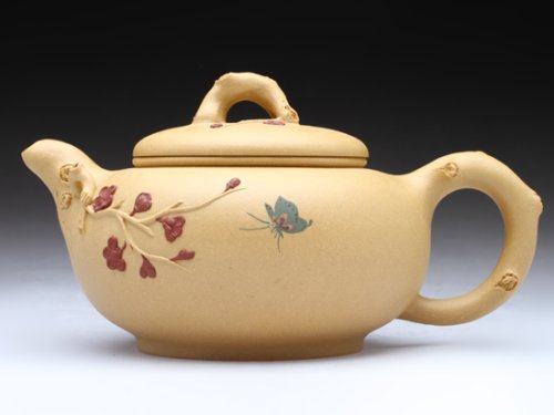 范文云紫砂壶 梅花 