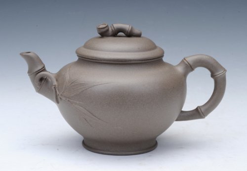 王建兰紫砂壶 笑樱竹节 