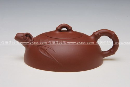 黄丽萍(大)紫砂壶 扁竹 