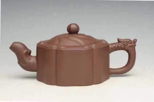 吴俊平紫砂壶 龙头如意 