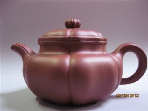 吴亚维紫砂壶 葵仿古 