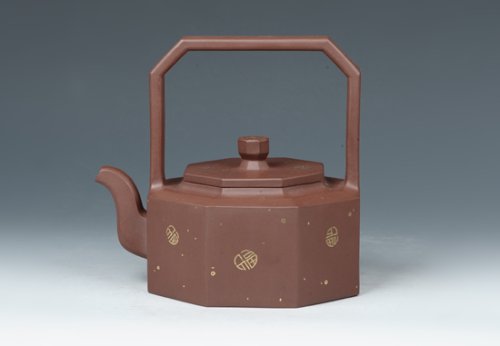 徐永伟紫砂壶 八方壶 