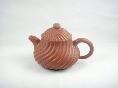 吴祥大紫砂壶 风转葵(朱泥)280CC 