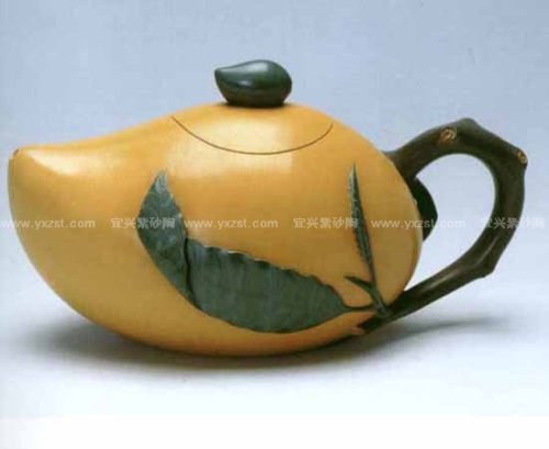 蒋蓉紫砂壶 芒果壶 