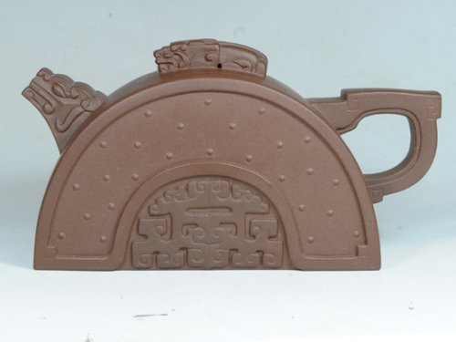 史建中紫砂壶 龙凤玉璧 