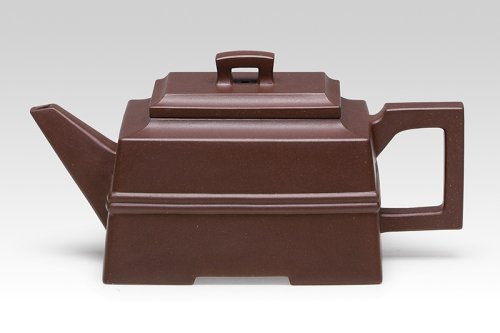 蒋亚萍紫砂壶 汉韵2009年获十一届中国国家级工艺美术大师精品博览会金奖 