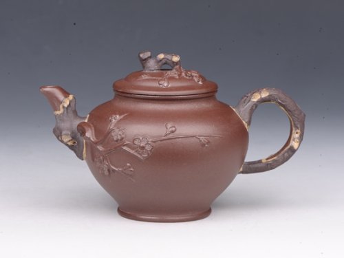 邹健紫砂壶 报春壶 