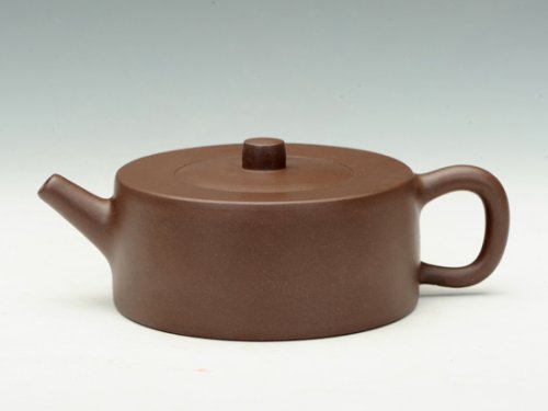 钱红月紫砂壶 民国井栏 