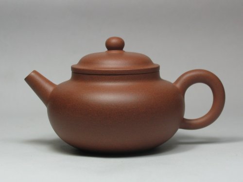 洪美华紫砂壶 汤婆（老段泥） 