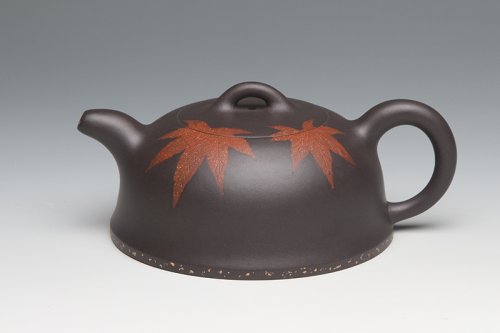 鲍雯君紫砂壶 枫语壶 