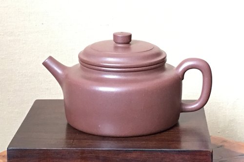 鲍青紫砂壶 德钟壶 