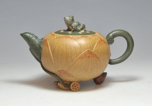 潘孟华紫砂壶 莲子 