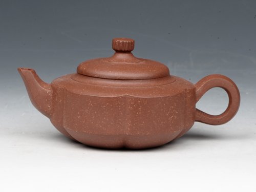 朱大伟紫砂壶 如意周盘 