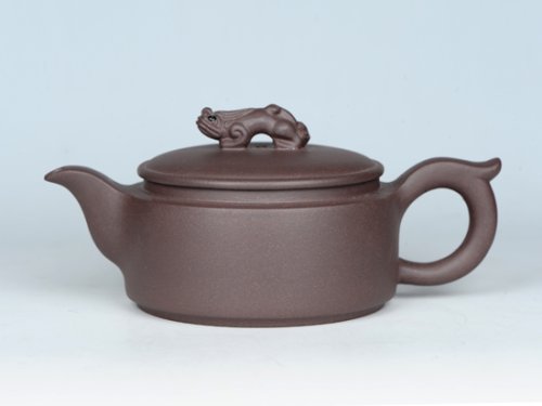 吴建荣紫砂壶 如意麒麟 