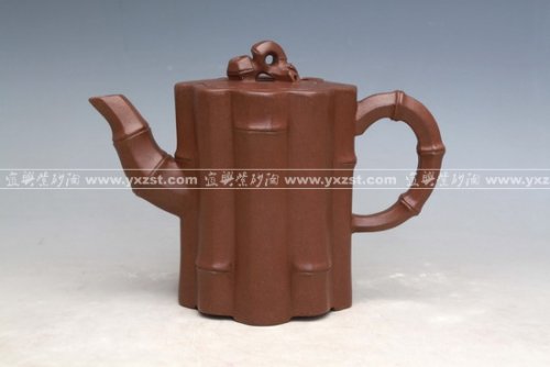 张爱英紫砂壶 竹段 