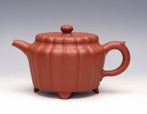 许华芳紫砂壶 菊瓣 